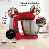 Robot culinaire Bosch Série 4 MUM5X720, balance intégrée, bol inox 3,9L, mixeur 1,25L, 1000W Accessoires Alimentation et Allaitement Bebe Naty Shop