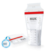 Sacs de lait maternel NUK, peu encombrants et utilisables immédiatement, 180 ml, 25 pcs, transparents Accessoires Alimentation et Allaitement Bebe Naty Shop