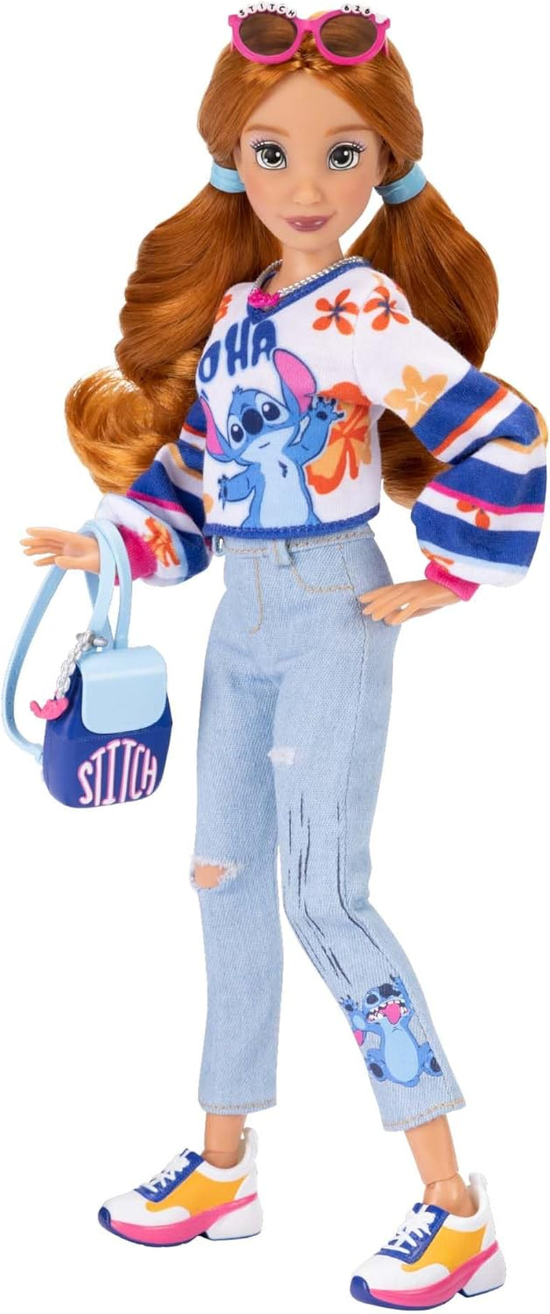 Poupées tendance Disney ILY 4EVER Stitch avec cheveux rouges 11,5" de haut avec 13 points d'articulation, deux tenues complètes Mix-And-Match et une bague Mickey étincelante pour vous ! Naty Shop Dolls Titre par défaut