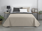 Estoralis | AVA | Courtepointe boutique réversible | Pour toutes les saisons | Couleur - Gris/Anthracite | Pour lit 140/150/160 cm. lit. (250 X 270 Cm. Ancho X Alto) | Couette matelassée Couettes et couettes Naty Shop