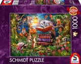 Schmidt Spiele 59779 Contes de la forêt la nuit Puzzle 1000 pièces Naty Shop Titre par défaut