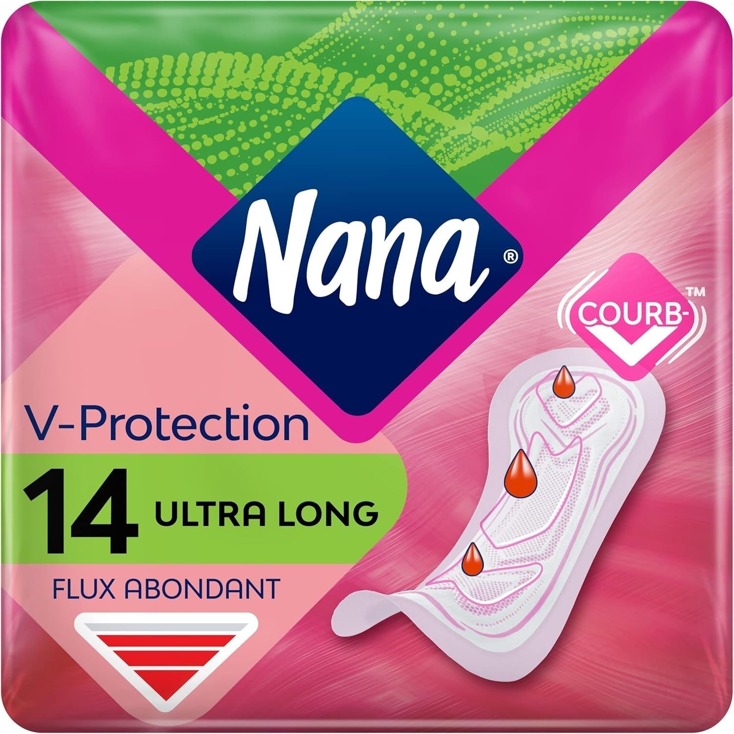 Serviettes Hygiéniques Ultra Régulières - Débit Modéré - 32 lingettes en sachet individuel