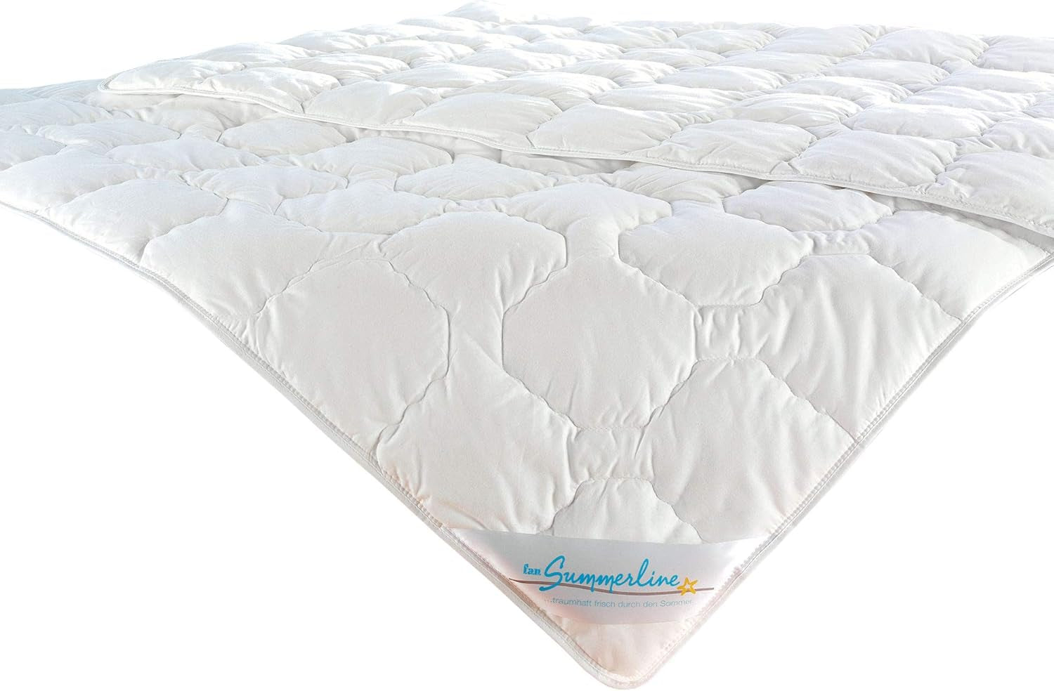 Frankenstolz F.A.N. Wash Cotton - Couette d'été, 155X220 Cm, Couettes et couettes Extra larges Naty Shop Blanc 155 X 220 Cm