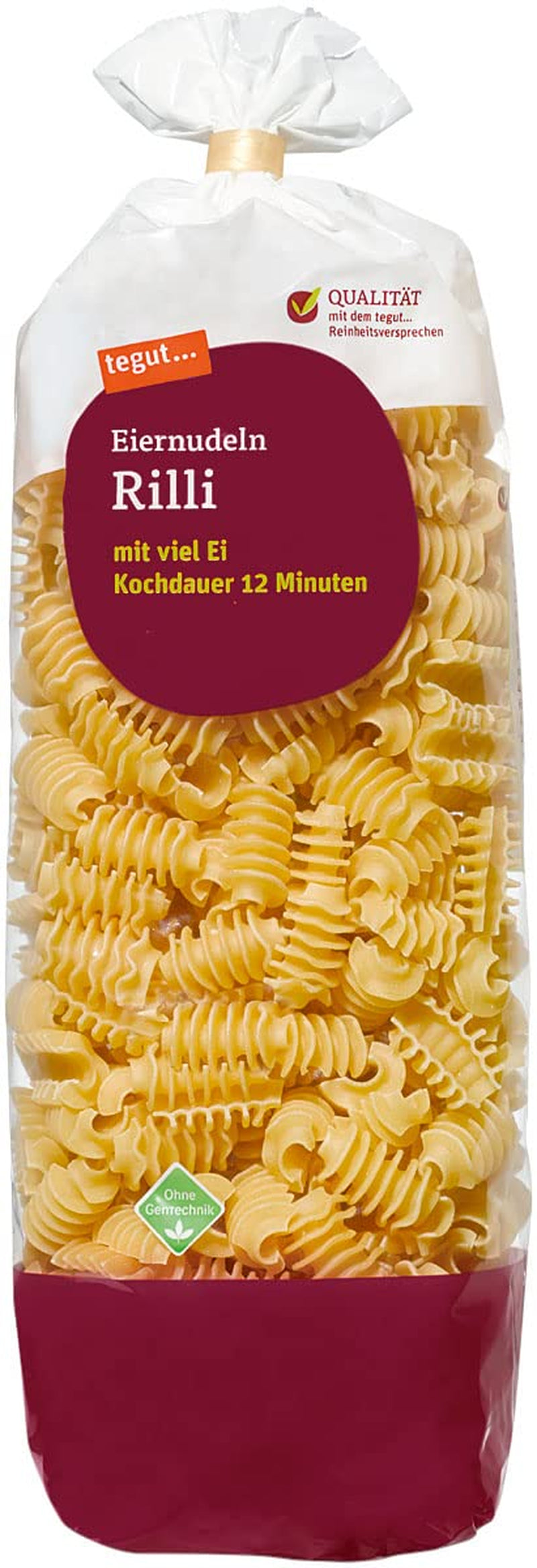 tegut... Nouilles à l'oeuf Rilli, 1 x 500 g