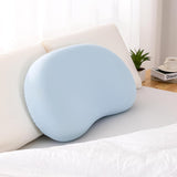 Oreiller EGO HOME à mémoire de forme 40x80 cm avec mousse à mémoire de forme déchiquetée - Oreiller cervical respirant et ergonomique pour dormeurs sur le côté, sur le dos ou sur le ventre - Certifié Oeko-Tex - Housse lavable