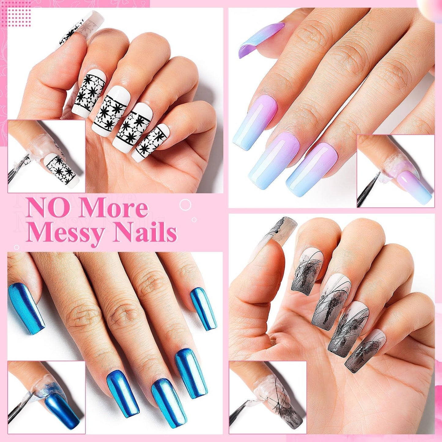 AIMEILI Latex Peel off Tape Nagelleck Korrektor Hautschutz Fingerschutz pour Nail Art Palisade Geruchlos Blanc 15Ml