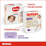 Couches Huggies Extra Care, ultra absorbantes, taille 5 (12-17 kg), 68 pièces