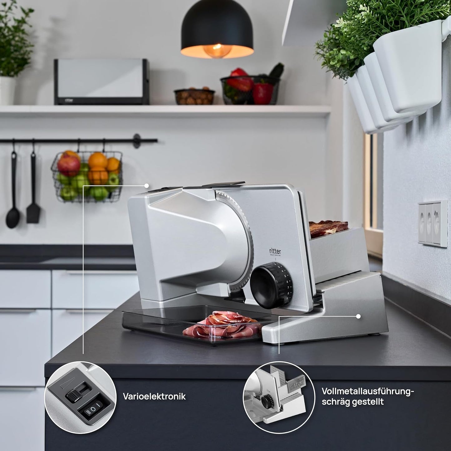 Ritter Serano 7 Duo plus Trancheuse électrique multifonction Rasnite et Trancheuses Naty Shop