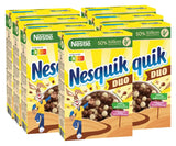 NESTLE Nesquik Duo, céréales au chocolat noir et blanc avec farine complète, paquet de 7 x 325 grammes de céréales Naty Shop