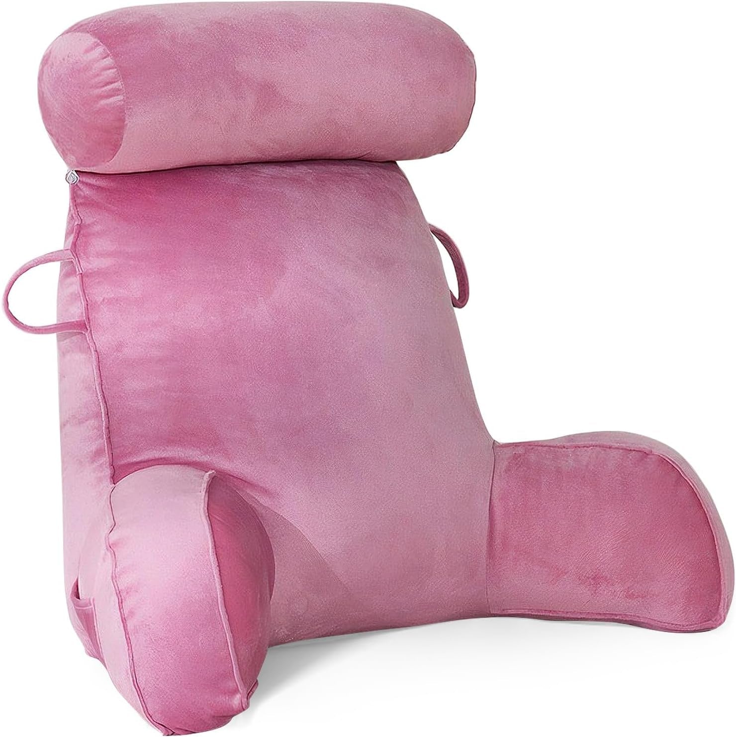 Oreiller de lecture XL pour lit et canapé avec tour de cou amovible, oreiller de dos idéal pour adultes avec mousse à mémoire de forme pour lire, travailler, jouer, regarder la télévision, se détendre (gris)