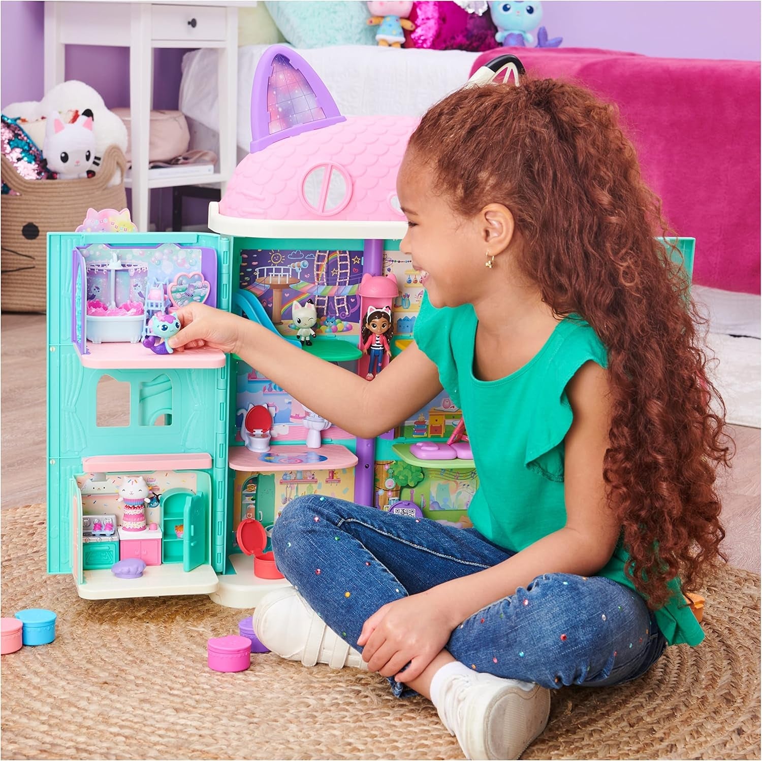 Chambre de luxe Gabby's Dollhouse, Sweet Dreams et chambre de luxe Gabby's Dollhouse
