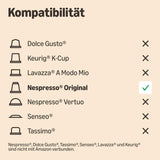 par Amazon Lungo Kaffee-Kunststoffkapseln, compatible Nespresso, 20 Stück, Packung mit 1 – Rainforest Alliance certifié