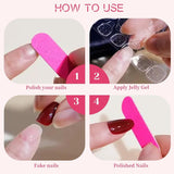24 pièces automne noir français presse ongles rose fleur longs ongles colle sur faux ongles automne faux ongles ensemble avec accessoires