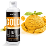 Colorant alimentaire - Colorant alimentaire liquide hautement concentré pour gâteaux, pâtisseries, œufs de Pâques, boissons - Colorant alimentaire sans sucre pour fondant, glaçage, slime, décoration de gâteaux (Velours Rouge, 236 ml)