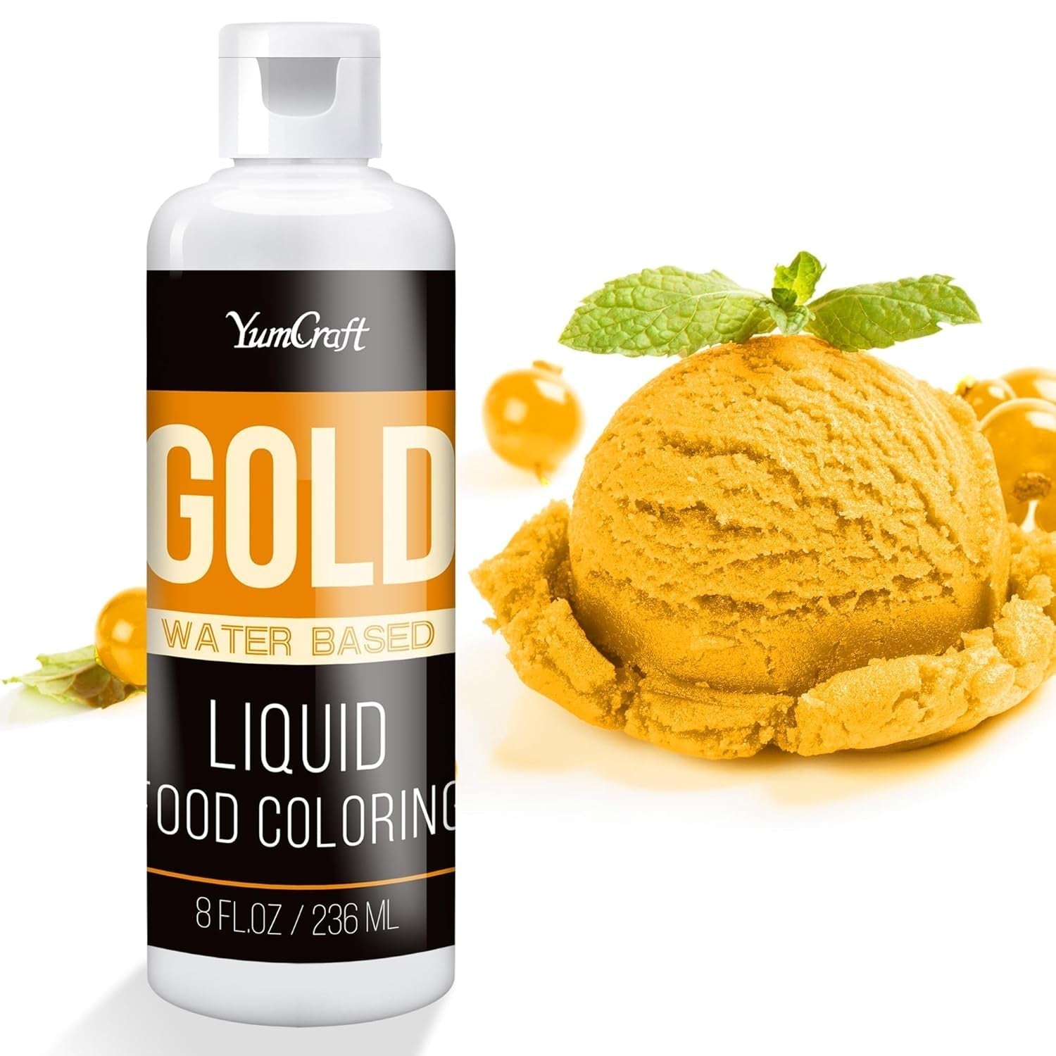 Colorant alimentaire - Colorant alimentaire liquide hautement concentré pour gâteaux, pâtisseries, œufs de Pâques, boissons - Colorant alimentaire sans sucre pour fondant, glaçage, slime, décoration de gâteaux (Velours Rouge, 236 ml)