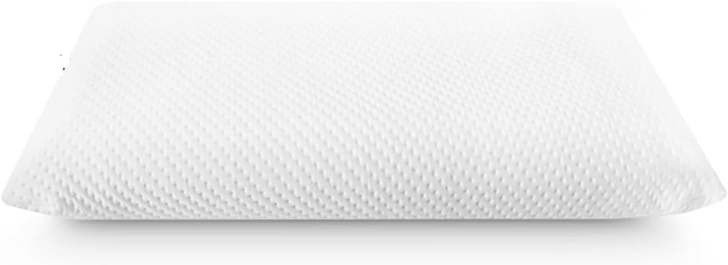 Mister Sandman Oreiller ergonomique 40 x 80, oreiller cervical avec taie d'oreiller confortable, oreiller en viscose parfait pour dormir sur le ventre, sur le dos et sur le côté, oreiller en mousse à mémoire de forme