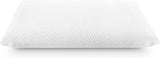 Mister Sandman Oreiller ergonomique 40 x 80, oreiller cervical avec taie d'oreiller confortable, oreiller en viscose parfait pour dormir sur le ventre, sur le dos et sur le côté, oreiller en mousse à mémoire de forme