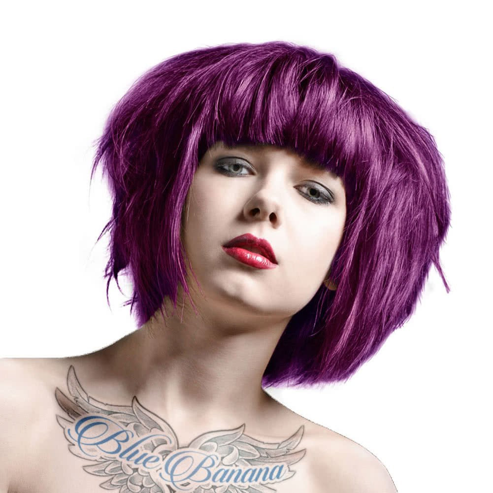 Directions Coloration Semi-Permanente 88 ml - Teinture Cheveux Orange Fluorescent Naty Shop Violet 88 Ml (pack de 2)