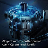Machine à expresso automatique Siemens EQ700 classic TP715D01, contrôle par application, infusion froide, écran tactile intuitif, jusqu'à 10 créations de café individuelles comme favoris, nettoyage automatique à la vapeur, 1500 W, gris argenté
