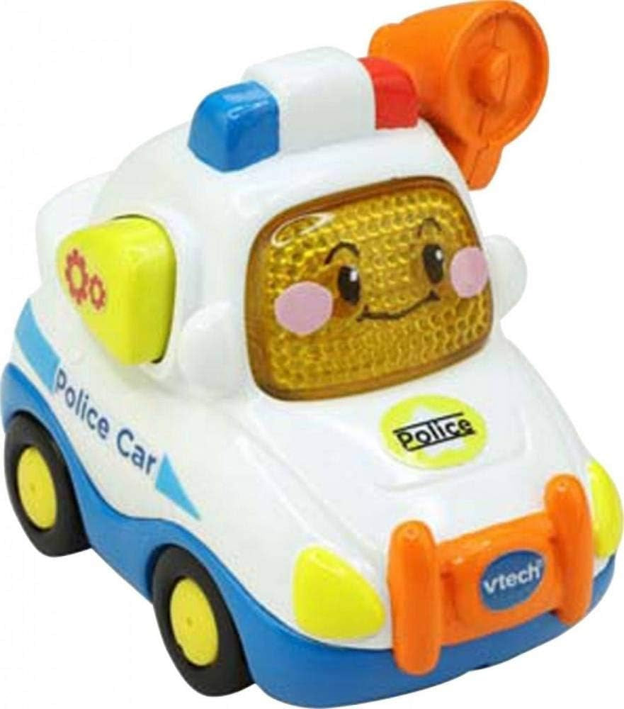 Vtech TUT TUT Baby Flitzer - Police - Voiture jouet avec musique, bouton lumineux, phrases et sons intéressants - Pour les enfants de 1 à 5 ans Bebe Naty Shop Toys Default Title