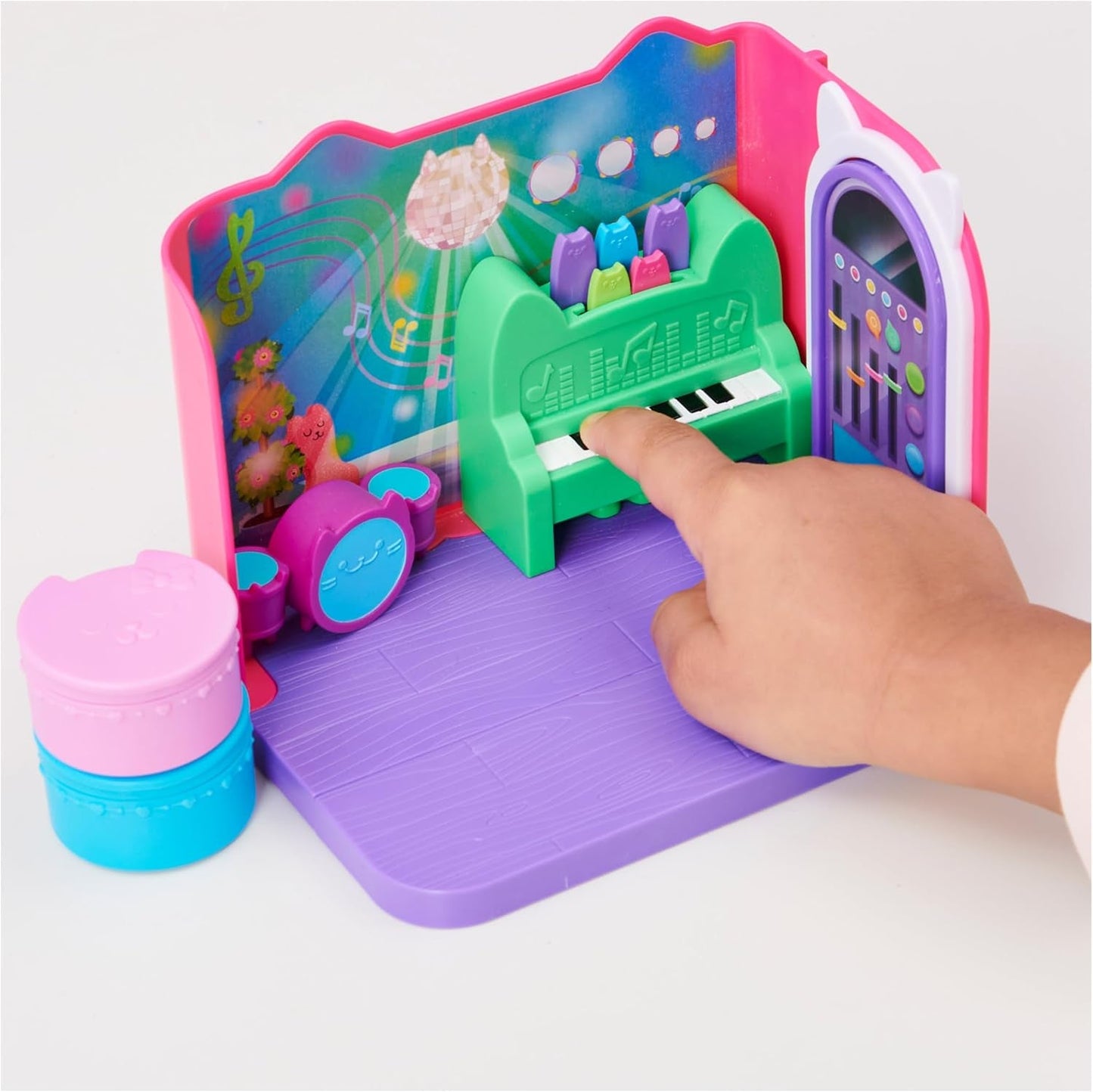 Chambre de luxe Gabby Dollhouse Chambre de musique Groovy et chambre de luxe Sweet Dreams Chambre de chat moelleux