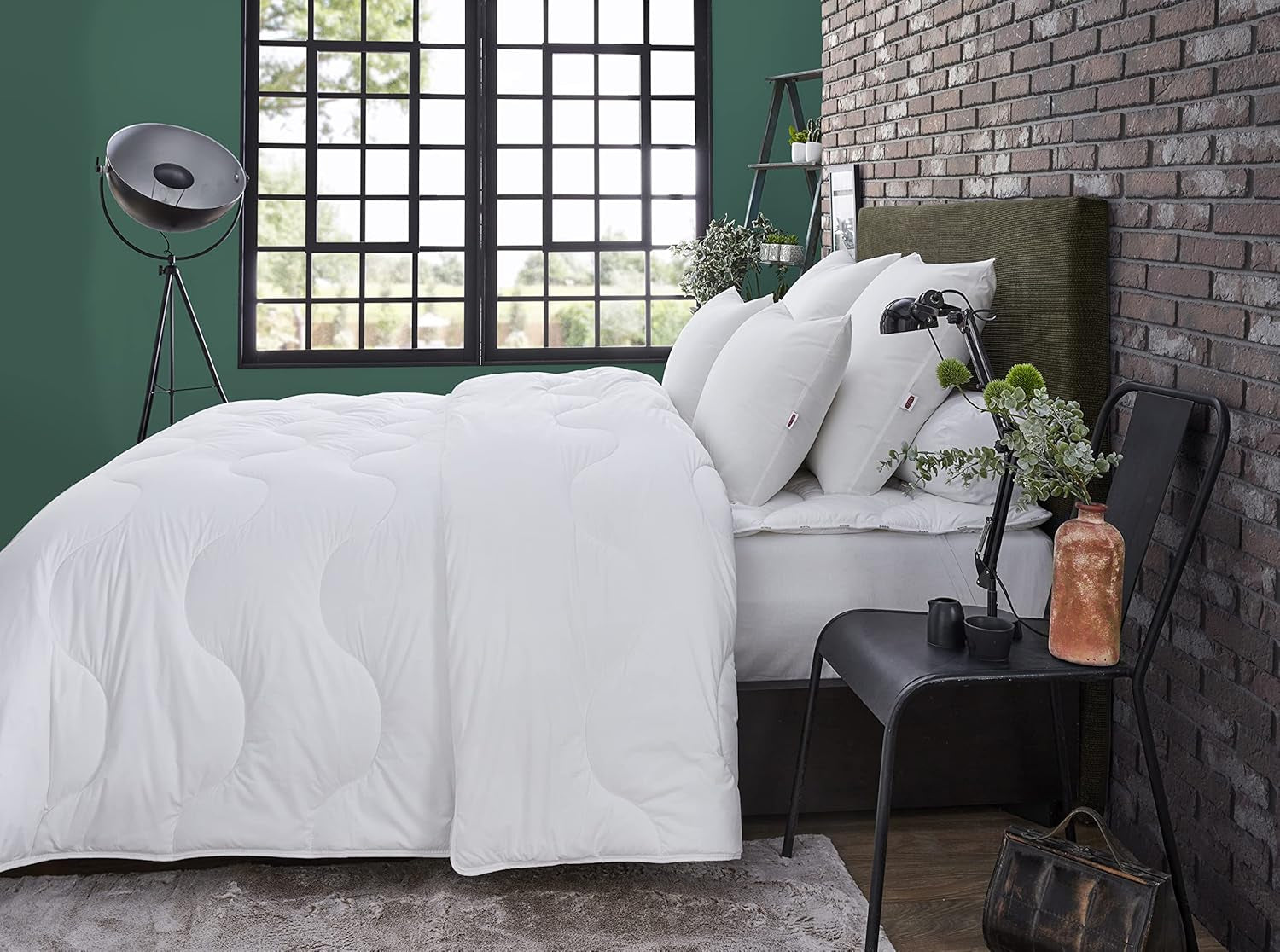 Couverture, Tempérée, Synthétique, 220 X 240 Cm, Pour lit double, Couverture Amazon, Anti-acariens et moelleuse, Fibre recyclée, Lavable en machine à 40°C Couettes et couettes Naty Shop