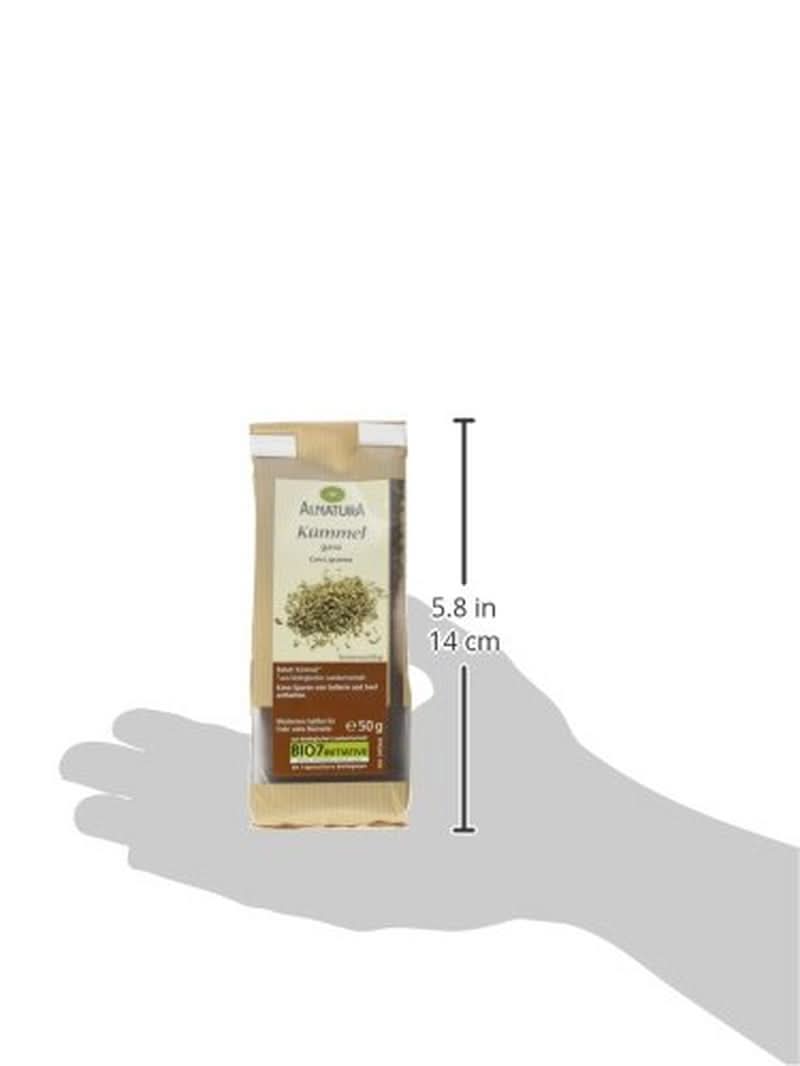 Cumin entier bio, 50 grammes Condimente Naty Shop