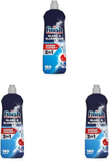Finish Shine & Rinse Aid - Pour une vaisselle brillante et sèche sans taches d'eau - Megapack 800 ml (pack de 3) Naty Shop