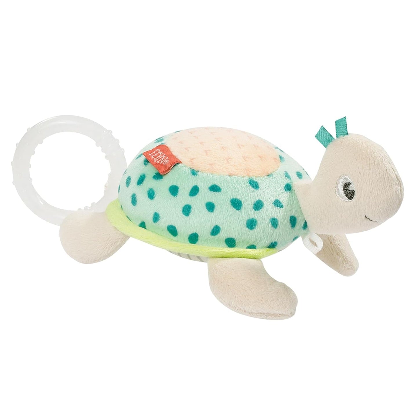 Fehn mini boîte à musique fée - peluche et aide-sommeil : boîte à musique à remontage avec la douce mélodie "Le Lac des Cygnes" apaise dans toutes les situations - pour les bébés et les jeunes enfants à partir de 0 mois Jouets Bebe Naty Shop Tortue