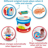 Hape Bébé Tambour | Jouet musical roulant pour les petits pour apprendre le rythme et les différents sons, à piles, à partir de 6 mois Baby Toys Naty Shop