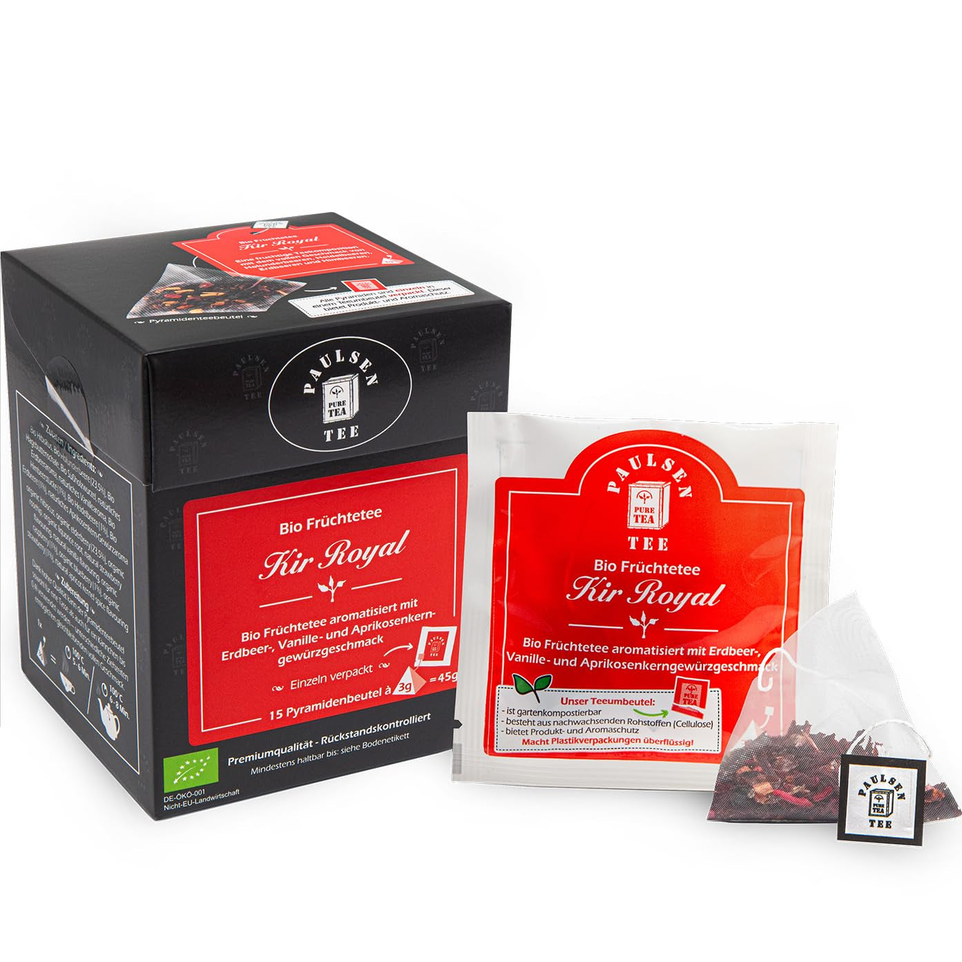 Sweet Heart 2 x 100 g Paulsen Tea Thé aux fruits contrôlé pour les résidus