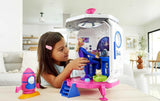 Barbie GXF27 - Station spatiale Aventure spatiale, poupée spatiale, chiot, poste de travail, scènes spatiales, 20 accessoires, jouet cadeau pour enfants à partir de 3 ans