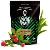 Service à thé Yerba Mate aux herbes | Yerba Maté aux herbes | Green Mate Énergie verte Guarana, Guayusa Jazmin, Salsepareille | Yerba Mate verte brésilienne | 3X500G