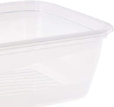 Kekeeper lot de 3 bocaux alimentaires, 3 x 1,25 l, 20,5 x 15,5 x 6,5 cm, Fredo Fresh, bleu transparent Boîtes de conservation alimentaire Naty Shop