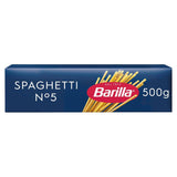 Barilla Pasta Klassische Spaghetti n.5 aus Hartweizen de haute qualité immergé al dente, (1 x 500 g), sans goût