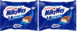 Mini Pack de Chocolat en Vrac, Mini Barres de Chocolat au Nougat Crème Caramel, 227g, Idée Cadeau Chocolat, Grand Pack de Chocolat
