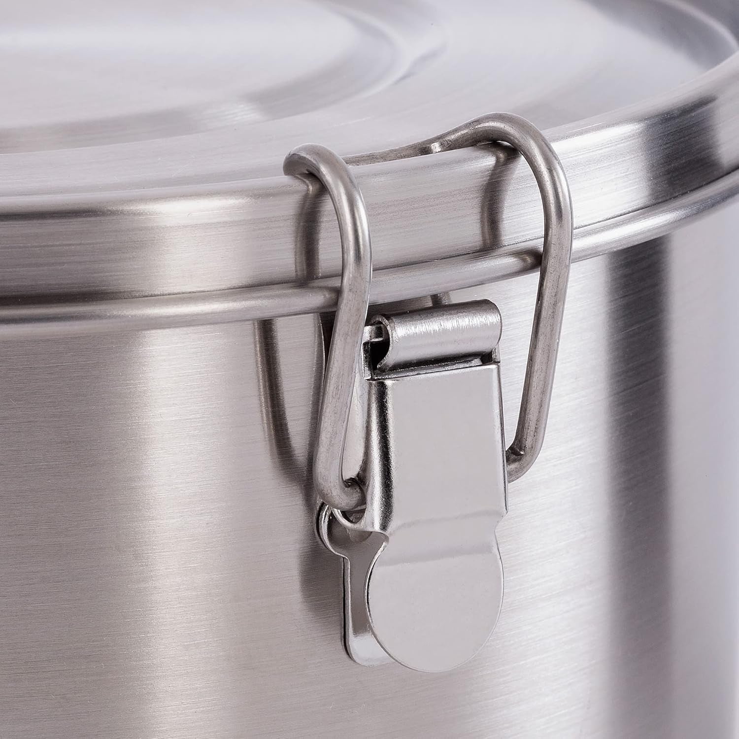 Tatonka Food Bowl - Récipient / bol alimentaire en acier inoxydable - Avec couvercle, clips de fixation et échelle de volume - Volume 0,5L / 0,75L / 1L Boîtes de conservation alimentaire Naty Shop
