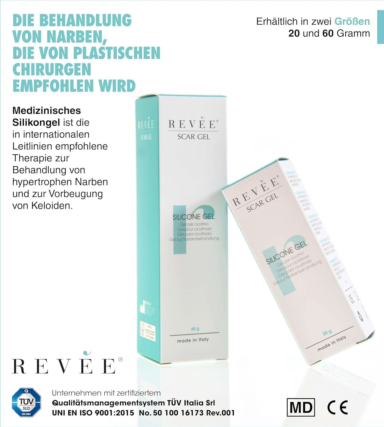 Revée Scar Gel, Gel topique pour cicatrices Naty Shop