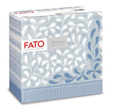 Fato - Serviettes en papier sec, airlaid, effet textile, paquet de 50 serviettes, 40X40 pliées en format 4, Tropicana Decor