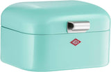 Wesco 235 001 Mini corbeille à pain Grandy 17 x 18 x 12 cm (L/l/H) rose, acier inoxydable Boîtes de conservation alimentaire Naty Shop Menthe