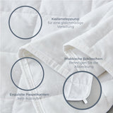 Couverture lestée Degrés de Confort 135X200Cm 7Kg, couverture thérapeutique anti-stress en 100% coton, couverture lourde Couverture lestée pour adultes Peut améliorer le sommeil et réduire le stress Degrés de Confort Lits et Couvertures
