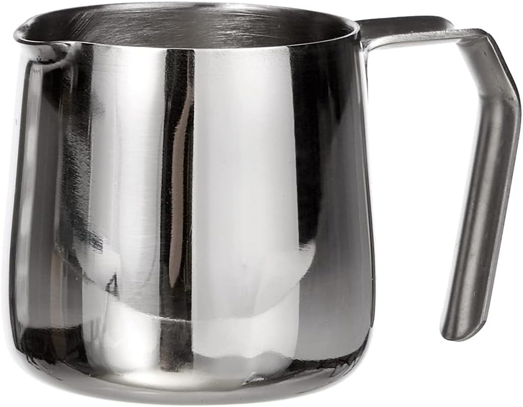 Cilio 0000201383 Carafe à Latte Macchiato, Acier Inoxydable, Argent, 6,4 x 7,4 x 7,6 cm