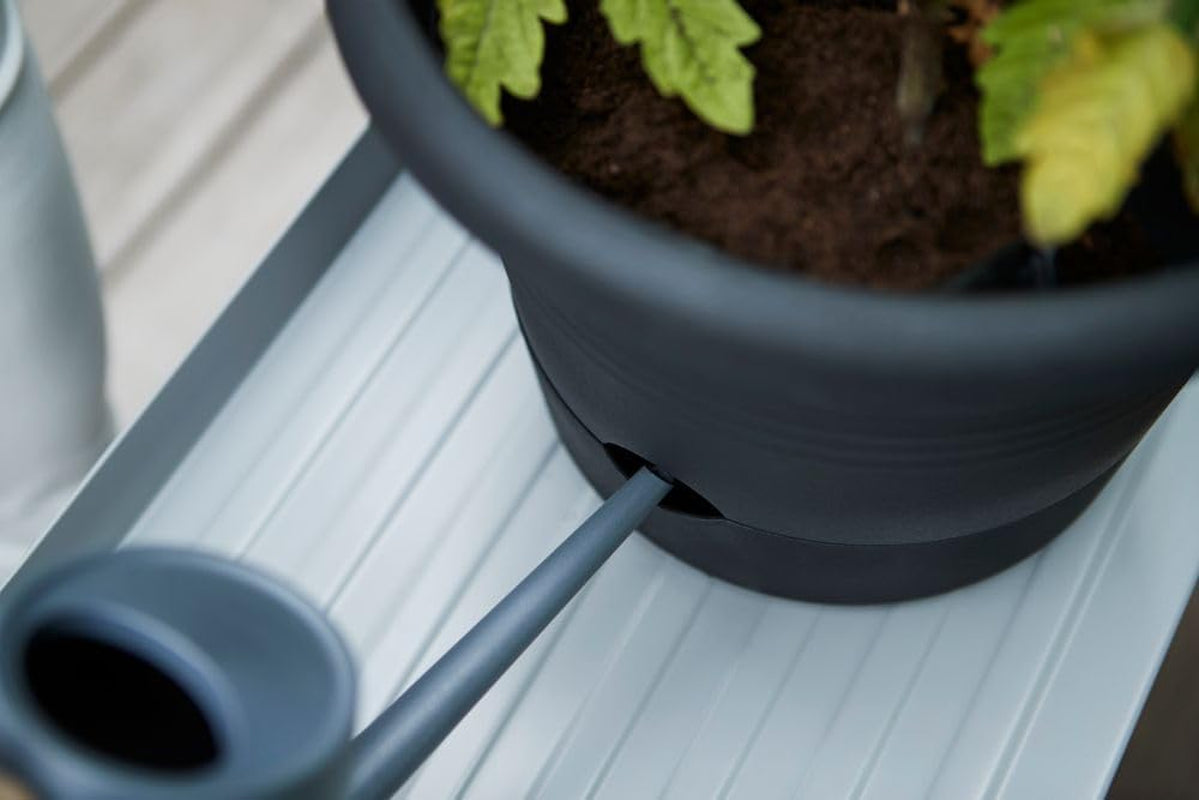 elho Green Basics Tomato pots 33 - Pots de fleurs pour la culture et la récolte en extérieur - Ø 33,5 x H 26,0 cm - Noir/Noir vif