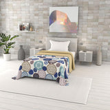 Couette d'été imprimée fantaisie, garnissage polyester, Pétales, 260X270Cm Couettes et quilts Naty Shop Murrine 170X270Cm