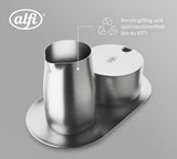 alfi ENSEMBLE À LAIT ET SUCRE, finition mate, ensemble à lait et sucre en acier inoxydable de haute qualité, design élégant, passe au lave-vaisselle, durable