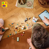 LEGO Ç€ Disney La Reine des neiges : l'aventure en traîneau d'Anna, jouet de construction et coffret de jeu fantastique, support en chocolat avec mini-poupées Anna, Kristoff, Olaf et Sven, jouet princesse pour filles à partir de 4 ans 43256 Ensembles de construction Besuche den LEGO-Store