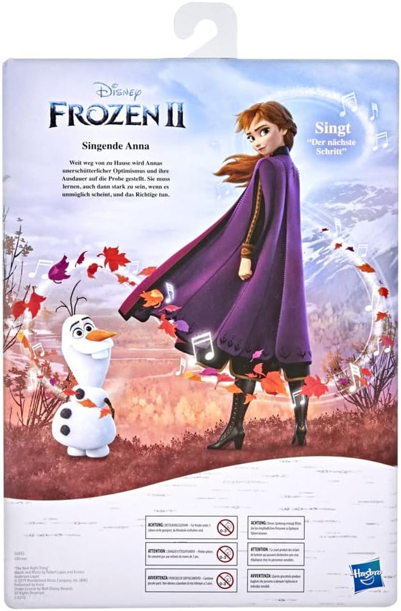 Disney La Reine des Neiges 2 Poupée chantante Anna La Reine des Neiges en robe violette, jouet pour 3 ans et plus 57237830 Multicolore