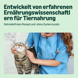 Amazon Nourriture humide pour chat sans céréales, morceaux de poulet en conserve en gelée 12 x 405 g