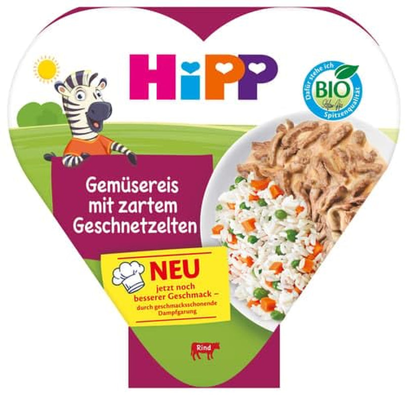 Riz aux légumes et viande tendre tranchée 250g