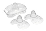MAMAN | Cache-seins - Lot de 2 coussinets d'allaitement en silicone (taille L, 23 mm) Accessoires Alimentation et Allaitement Bebe Naty Shop 2 pièces (pack de 1)
